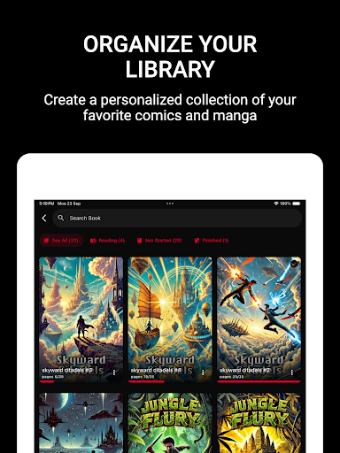 Comic Reader CBR, CBZ & PDF