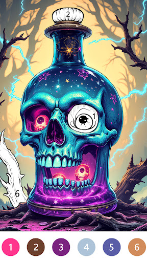 Macabre Color Paint By Number