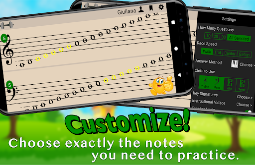 Flashnote Derby- music notes!