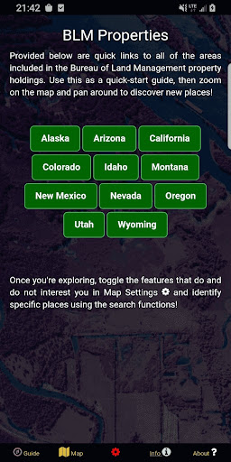 BLM Public Lands Map Guide USA