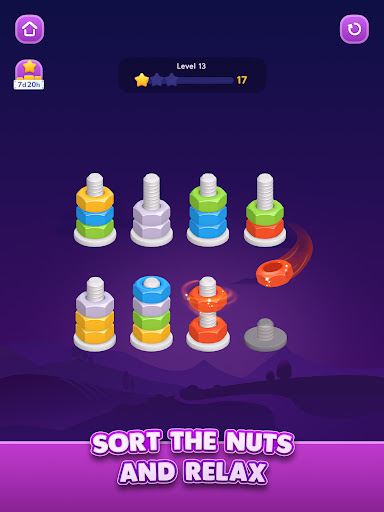 Nut Sort: Color Sorting Game