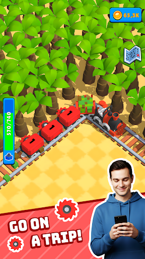 Train Miner: Idle Railway Game