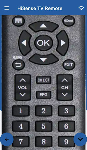 HiSense Smart TV Remote