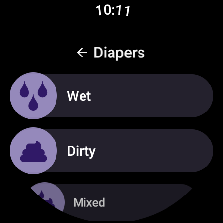 Baby tracker - feeding, sleep