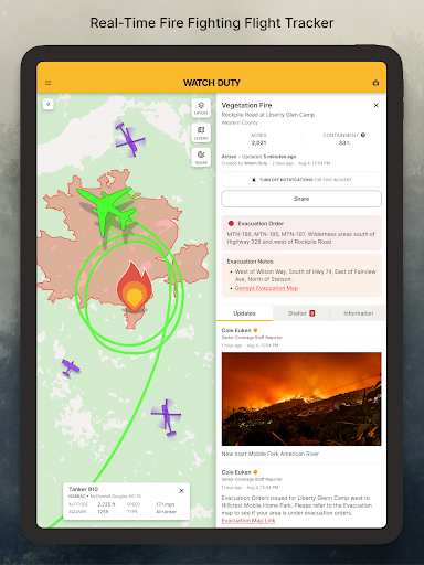 Watch Duty: Wildfire & Floods