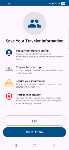 Mobile Passport Control