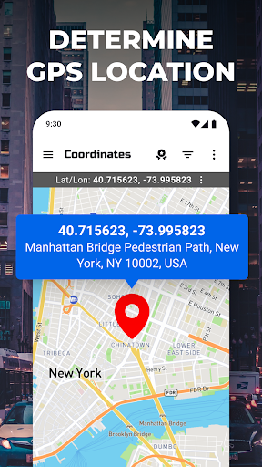 GPS Coordinates Locator Map