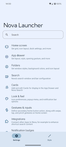 Nova Launcher: Home Screen