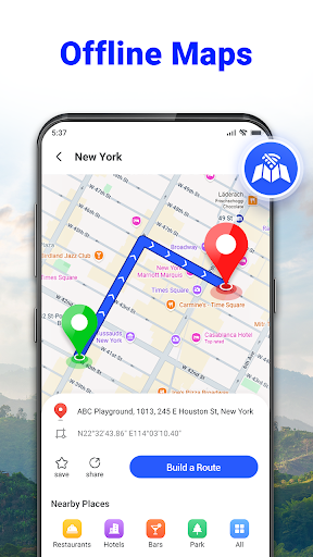 GPS Voice Navigation: Live Map