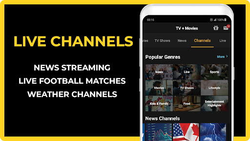 FREECABLE© TV App: Shows, News