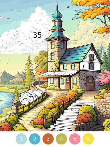 Vivid Color Paint By Number