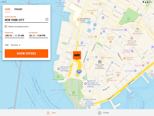 SIXT rent. share. ride. plus.