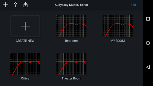 Audyssey MultEQ Editor app