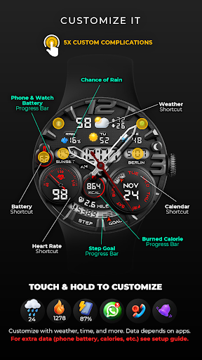 PER32 Ultra Hybrid Watch Face