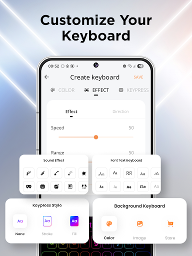 LED Keyboard: RGB Lighting