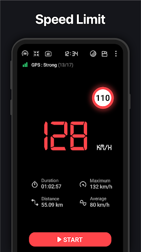 GPS Speedometer : Odometer HUD