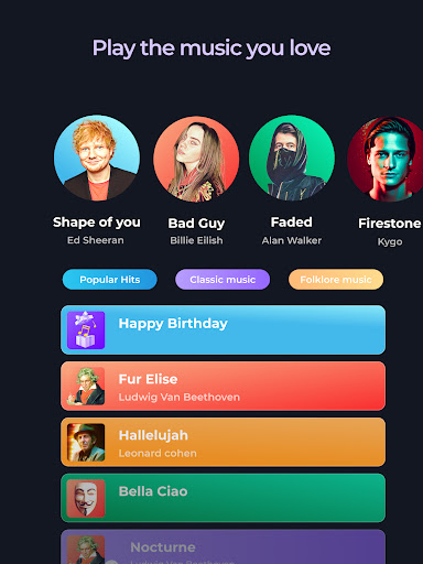 Piano - music & songs games