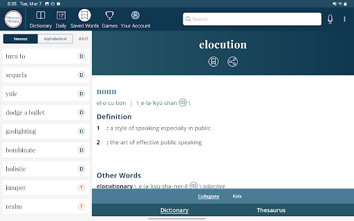 Dictionary - Merriam-Webster