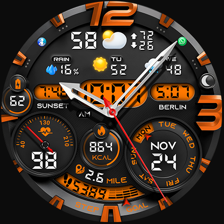 PER32 Ultra Hybrid Watch Face