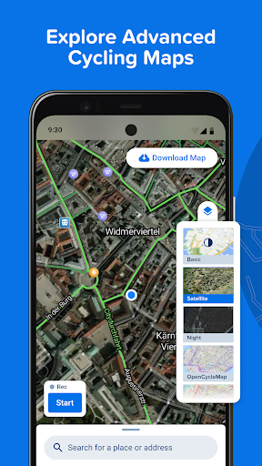 Bikemap: Cycling Tracker & GPS