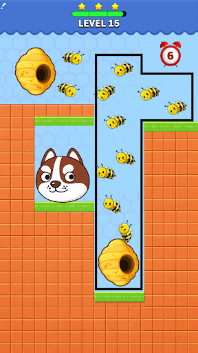 Draw to Save: Dog Puzzle