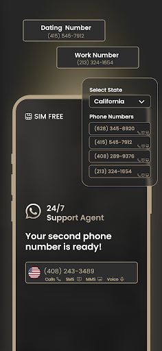2nd Line+ Second Phone Number