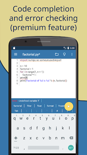 Pydroid 3 - IDE for Python 3