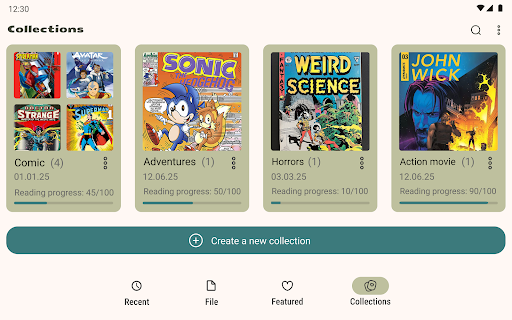 Comic Book Reader (cbz/cbr)