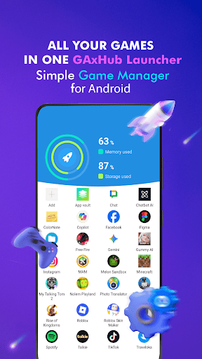 GAxHub Launcher - Gaming Hub