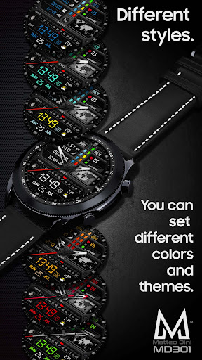 MD301 Hybrid watch face