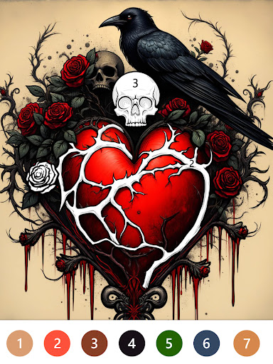 Macabre Color Paint By Number