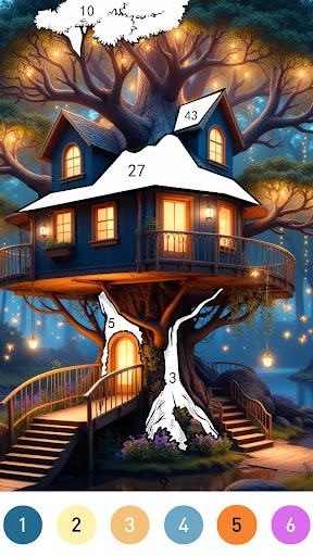 Fantasy Color By Number Game