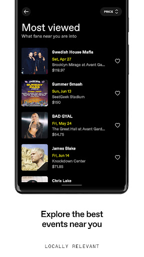 DICE: Live Shows