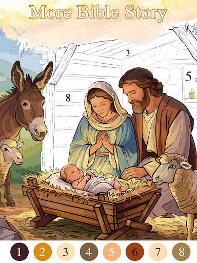 Bible Color Paint By Number