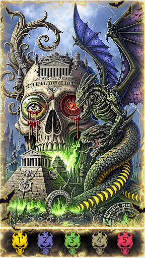 Dark, Horror Color by Number
