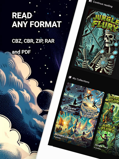 Comic Reader CBR, CBZ & PDF