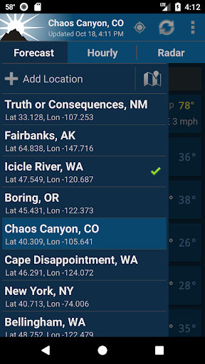 NOAA Weather Unofficial