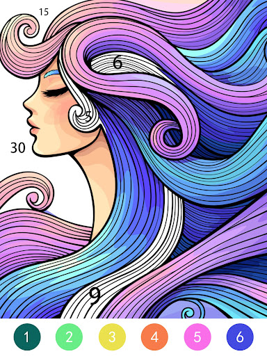 Tangle Color by Number Book