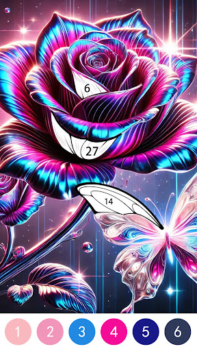 Fantasy Color By Number Game