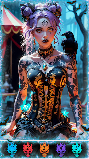 Dark, Horror Color by Number