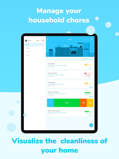Sweepy: Home Cleaning Schedule
