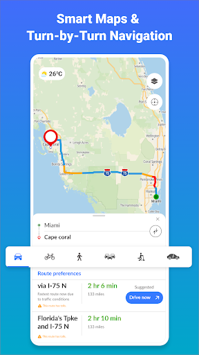 GPS+ Maps, Navigation, Traffic