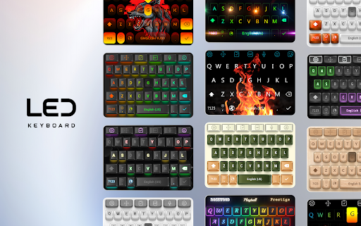 LED Keyboard: Colorful Backlit