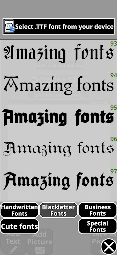 xCanvas — Tattoo Font Designer
