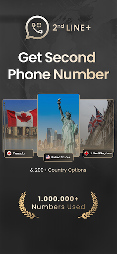 2nd Line+ Second Phone Number