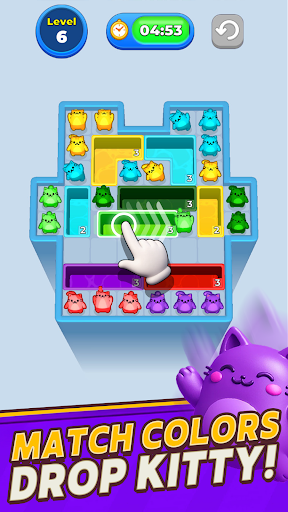 Drop Kitty : Color Puzzle