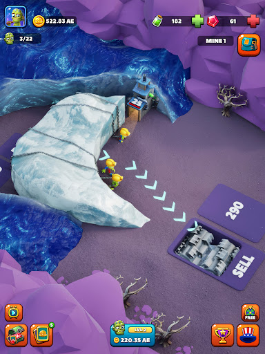 Idle Zombie Miner: Gold Tycoon