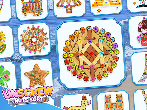 Unscrew Nuts Sort®: Pin Puzzle