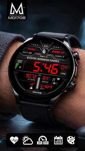 MD170B Digital watch face
