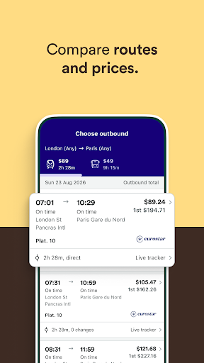 Trainline: Train travel Europe